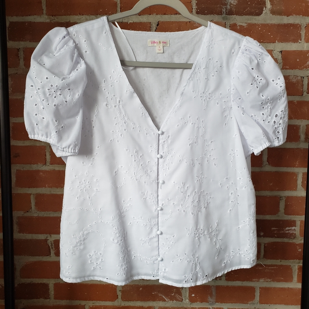 White Puff Sleeve